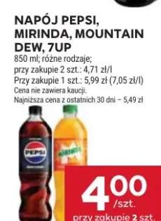 Napój Pepsi, Mirinda, Mountain Dew, 7Up