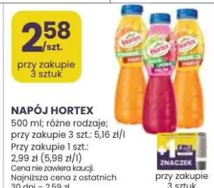 Sok hortex różne rodzaje