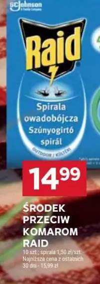 Środek przeciw komarom spirala owadobójcza