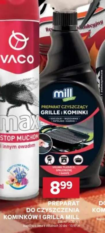 Preparat do czyszczenia kominków i grilla