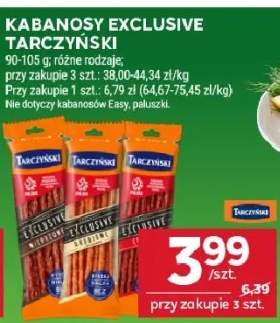 Kabanosy Exclusive Tarczyński różne rodzaje