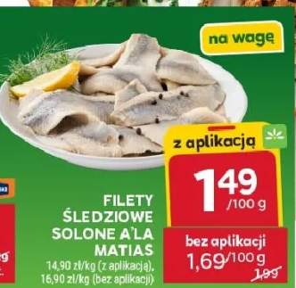 Filety śledziowe solone ala Matias