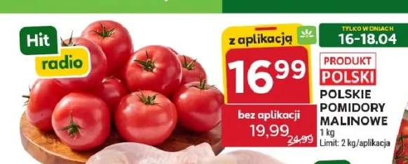 Pomidory malinowe polskie