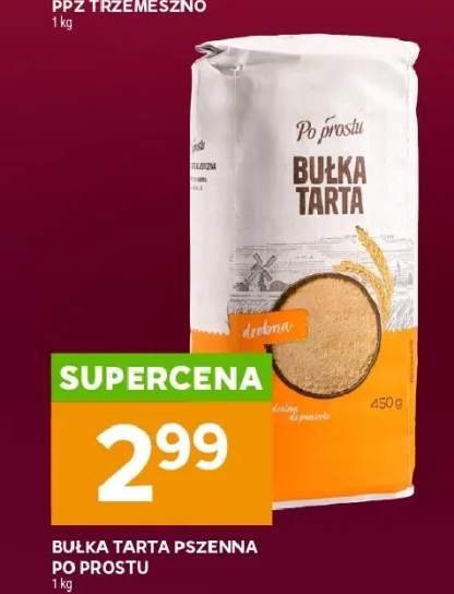 Bułka tarta pszenna po prostu