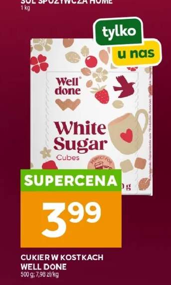 Cukier w kostkach white sugar cubes