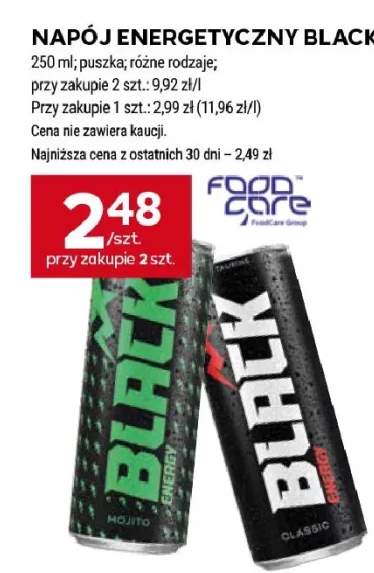 Napój energetyczny Black