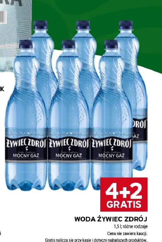 Woda Żywiec Zdrój mocny gaz