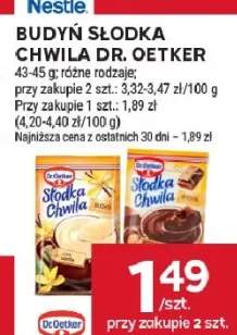 Budyń słodka chwila, cukier puder różne rodzaje