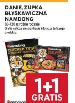 Danie, zupka błyskawiczna różne rodzaje