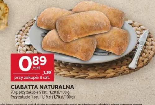 Ciabatta naturalna