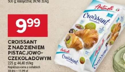 Croissant z nadzieniem pistacjowo-czekoladowym