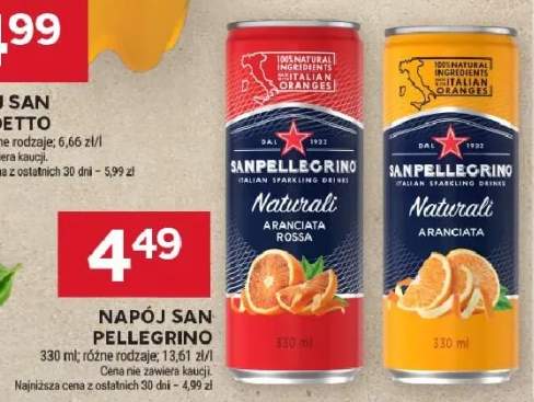 Napój san pellegrino