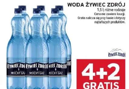 Woda Żywiec Zdrój różne rodzaje
