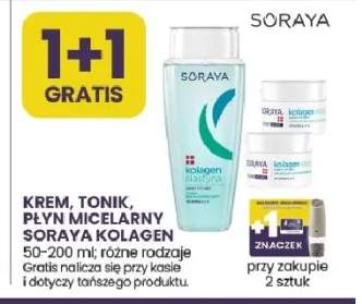 Krem, tonik, płyn micelarny Soraya Kolagen