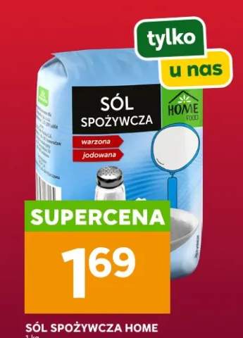 Sól spożywcza warzona, jodowana