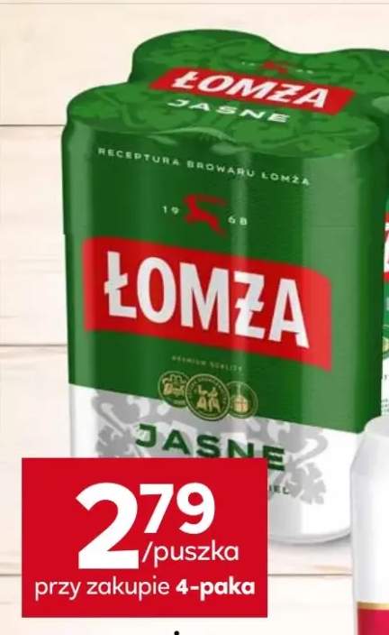 Piwo Łomża Jasne
