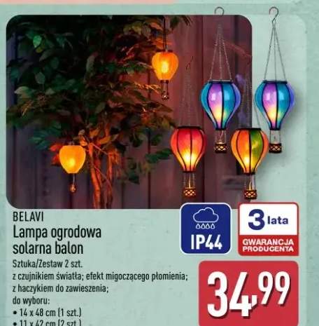 lampa ogrodowa solarna
