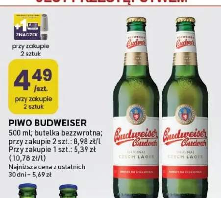 Piwo Budweiser Budvar