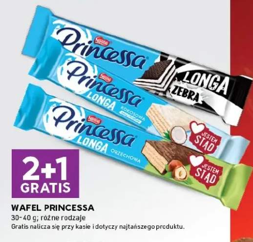 Wafel Princessa Longa kokosowa Nestlé