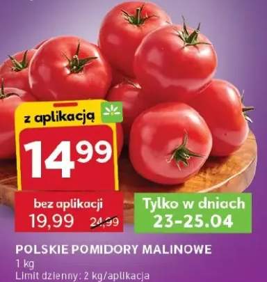 Pomidory malinowe polskie