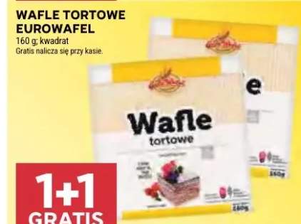 Wafle tortowe kwadrat Eurowafel