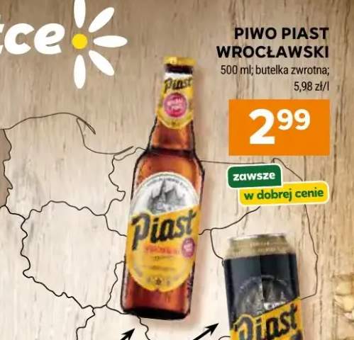 Piwo Piast Wrocławski butelka zwrotna