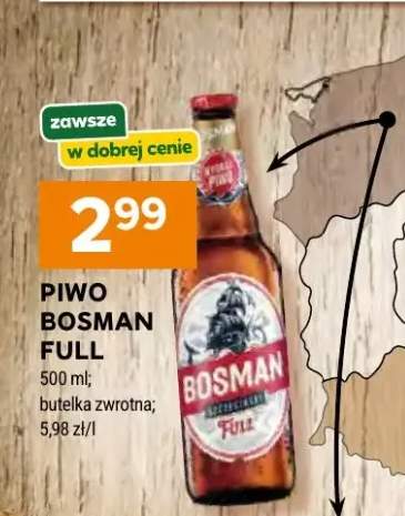 Piwo Bosman Full butelka zwrotna