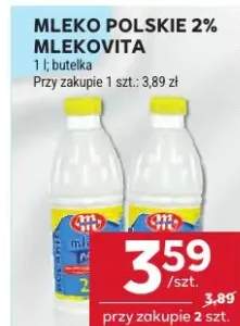 Mleko polskie 2% Mlekovita butelka