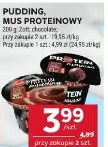 Pudding proteinowy Zott chocolate