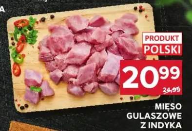 Mięso gulaszowe z indyka polskie
