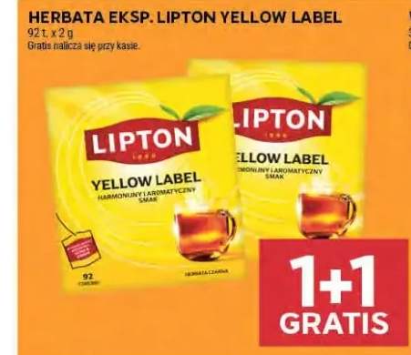 Herbata ekspresowa Lipton Yellow Label