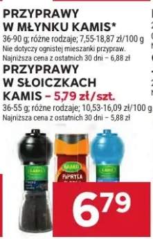 Przyprawy w młynku Kamis