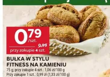 Bułka w stylu fitness na kamieniu
