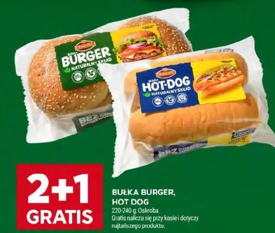 Bułka burger Oskroba naturaly skład