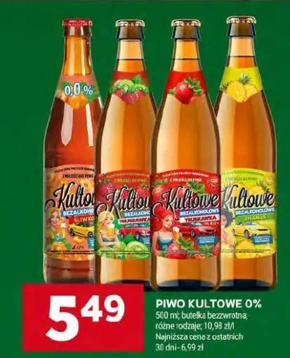 Piwo Kultowe 0% bezalkoholowe ananas