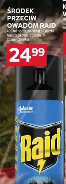 Środek przeciw owadom Raid spray niebieski
