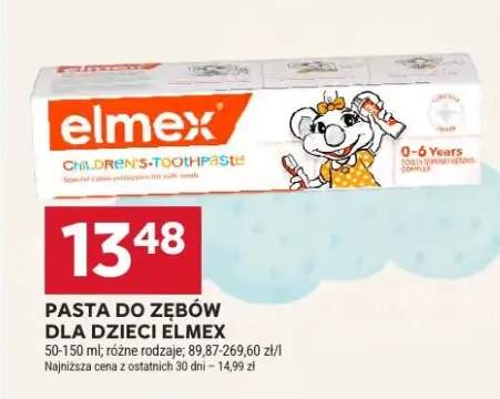 Pasta do zębów dla dzieci Elmex Children's Toothpaste 0-6 Years