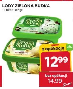 Lody Zielona Budka miętowe z płatkami czekolady