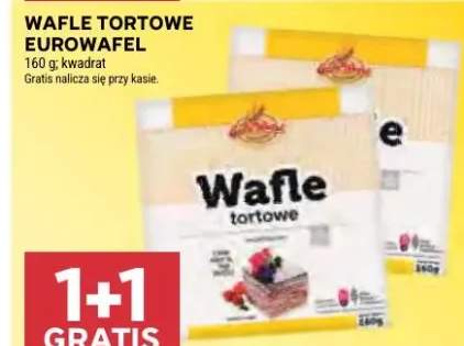 Wafle tortowe kwadrat Eurowafel