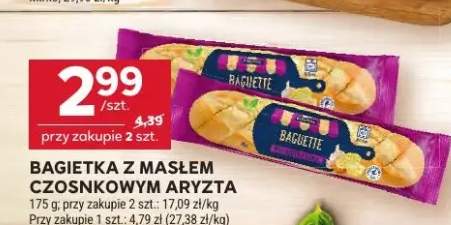 Bagietka z masłem czosnkowym Aryzta