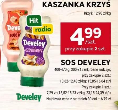 Sos Develey czosnkowy