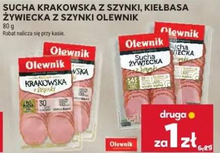 Kiełbasa żywiecka z szynki Olewnik