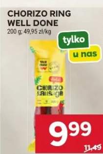 Chorizo Ring Well Done