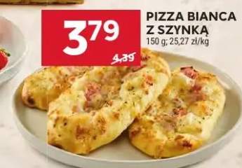 Pizza bianca z szynką
