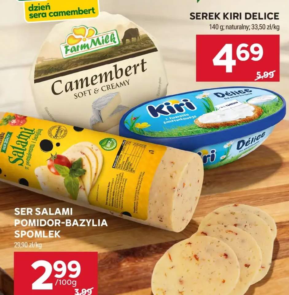 Ser Salami pomidor-bazylia Spomlek