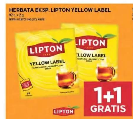 Herbata ekspresowa Lipton Yellow Label
