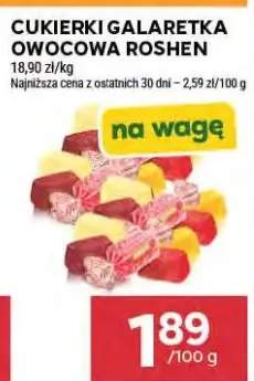 Cukierki galaretka owocowa Roshen