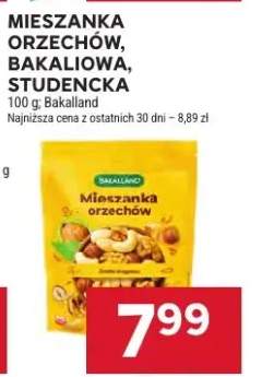 Mieszanka orzechów bakaliowa studencka Bakalland