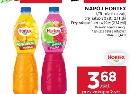 Napój Hortex jabłko limonka malina