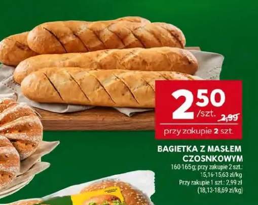 Bagietka z masłem czosnkowym